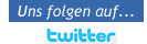 Uns folgen auf Twitter